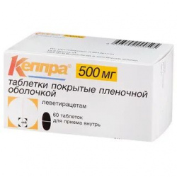 Кеппра таб. п.п.о. 500мг №30